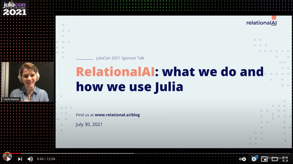 RelationalAI and Julia